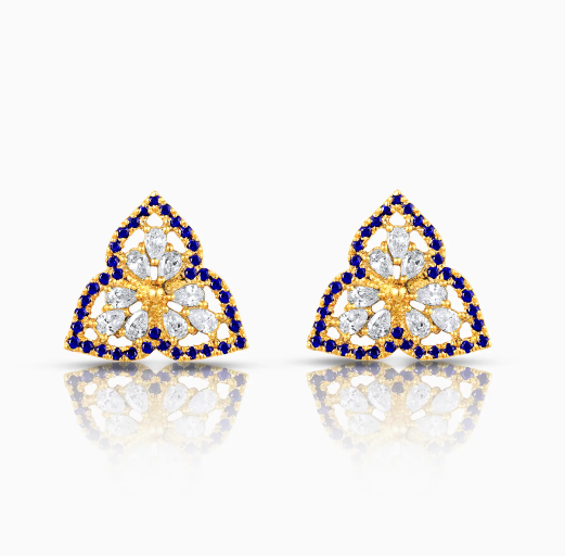 Elowen Diamonds White Gold Earrings