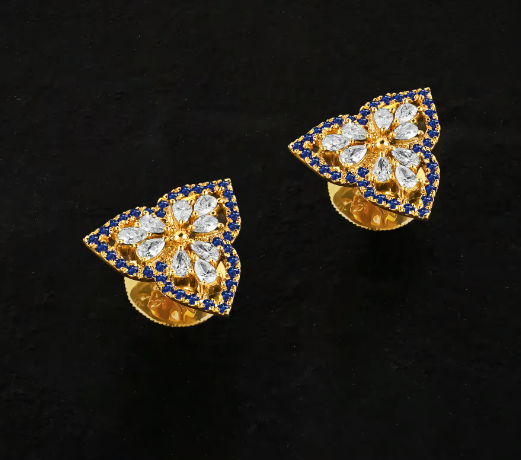 Elowen Diamonds White Gold Earrings