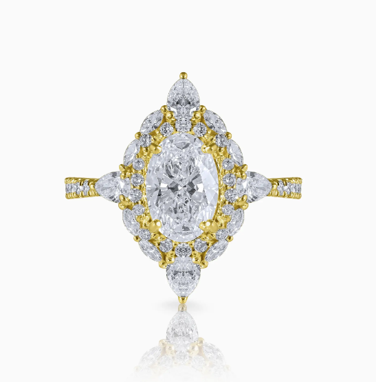 Adela Diamonds and Yellow Gold Ring